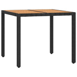 Outdoor Dining Set 3 pcs Black