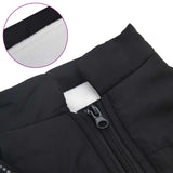 Dog Coat Black L40 Fleece and Polyester
