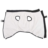 Dog Coat Black L44 Fleece and Polyester