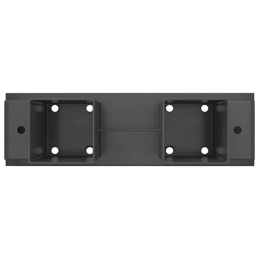 Firewood Stack Aid 4 pcs Anthracite 34 x 10 x 15 cm Steel