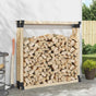 Firewood Stack Aid 12 pcs Anthracite 34 x 10 x 15 cm Steel