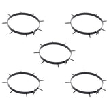 Lawn Aerator Clamp with Spikes 5 pcs Ø 30 cm Steel