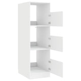 Laundry Cabinet White 50 x 68 x 162 cm Engineered wood