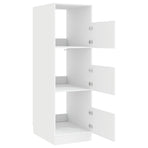 Laundry Cabinet White 50 x 68 x 162 cm Engineered wood