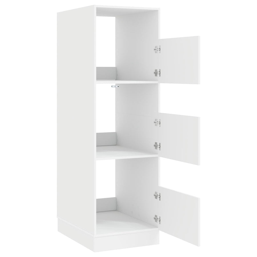 Laundry Cabinet White 50 x 68 x 162 cm Engineered wood
