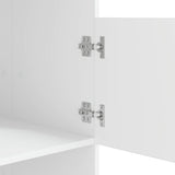 Laundry Cabinet White 50 x 68 x 102 cm Engineered wood - Extra Image