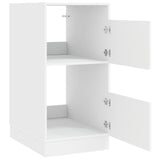 Laundry Cabinet White 50 x 68 x 102 cm Engineered wood - 45-Degree Angle