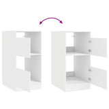 Laundry Cabinet White 50 x 68 x 102 cm Engineered wood