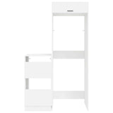 Laundry Cabinet Set with Storage 2 pcs White Engineered wood