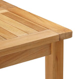 Bar Table Natural 150 x 75 x 105 cm Solid Teak Wood