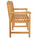 Handcarved Rose Bench Natural 150.5 x 60 x 95 cm - 45-Degree Angle