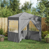 Party Tent Light Grey 200 x 200 x 240 cm PE and Steel
