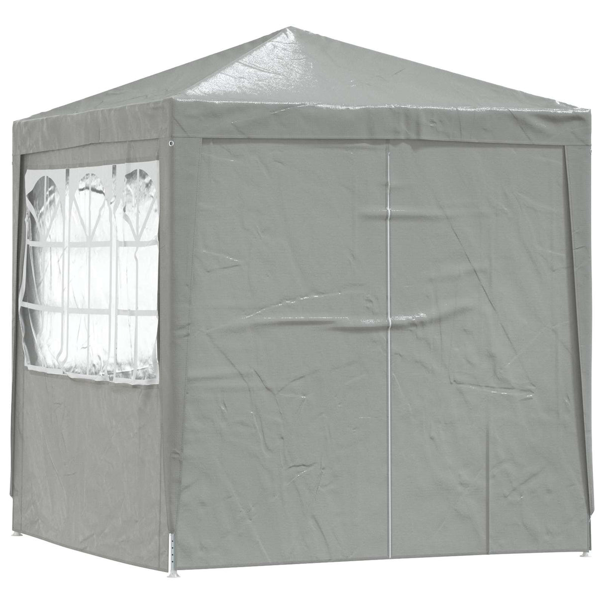 Party Tent Light Grey 200 x 200 x 240 cm PE and Steel