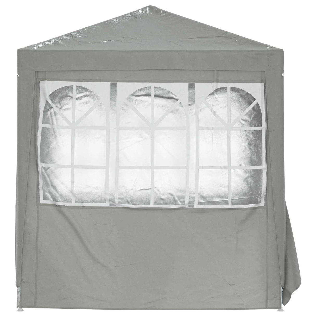Party Tent Light Grey 200 x 200 x 240 cm PE and Steel