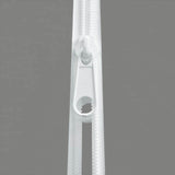 Party Tent Light Grey 250 x 250 x 240 cm PE and Steel - Low Angle