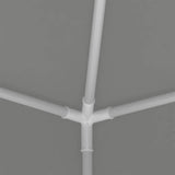 Party Tent Light Grey 250 x 250 x 240 cm PE and Steel