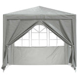 Party Tent Light Grey 250 x 250 x 240 cm PE and Steel