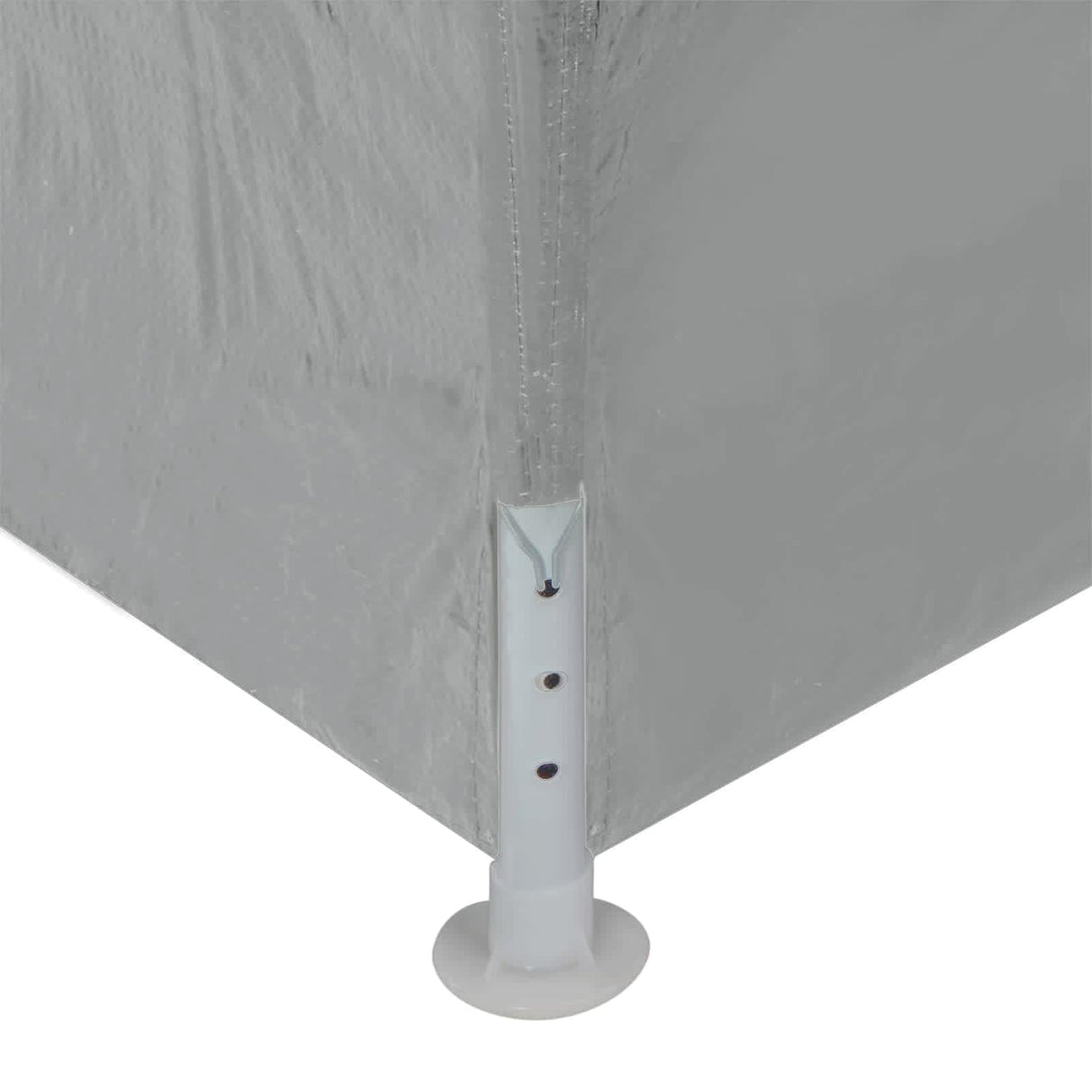 Party Tent 900 x 300 x 255 cm Light Grey PE and Steel