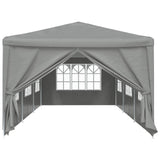 Party Tent 900 x 300 x 255 cm Light Grey PE and Steel