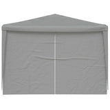 Party Tent 900 x 300 x 255 cm Light Grey PE and Steel - Side View