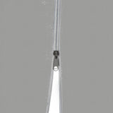 Party Tent 1200 x 300 x 255 cm Light Grey PE and Steel - 45-Degree Angle