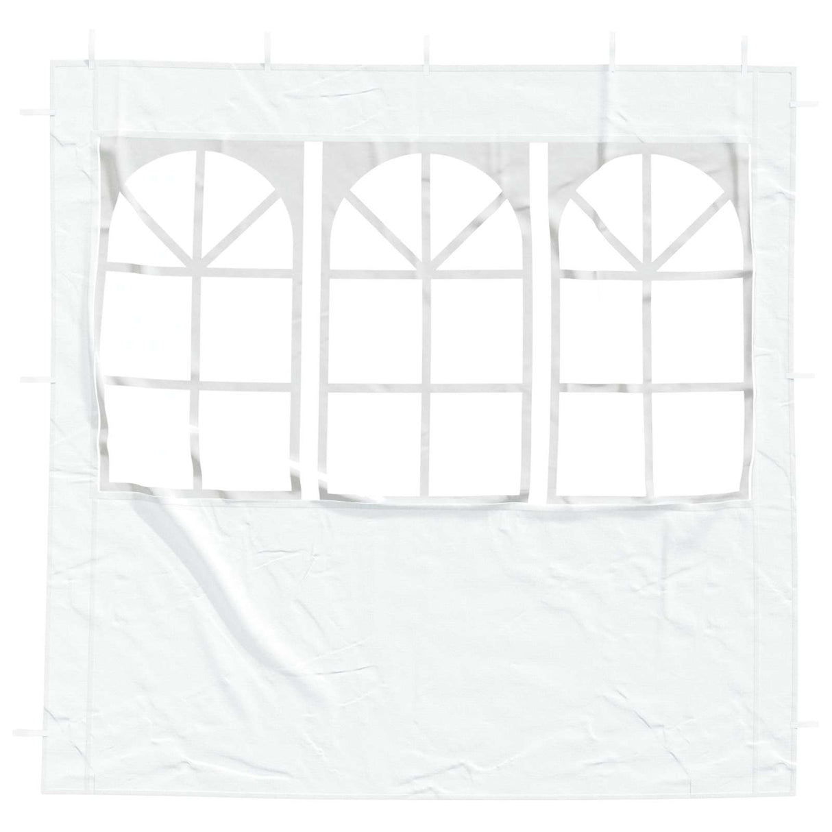 Party Tent Sidewall 2 pcs 200 x 195 cm White PE and Steel