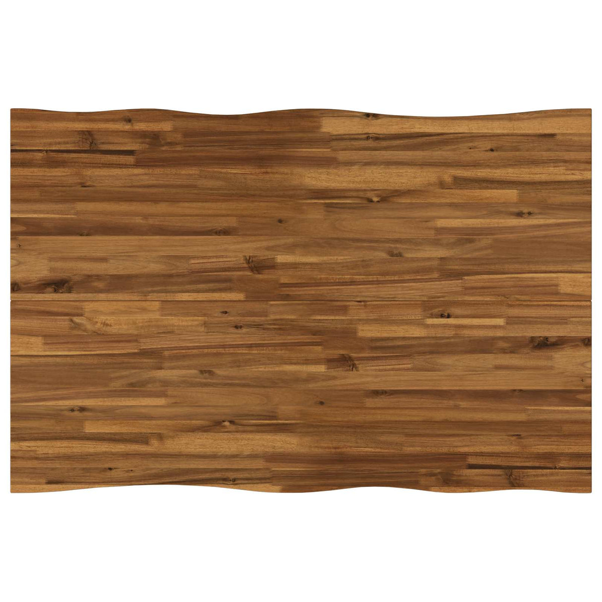 110 x 55 x 75 cm Solid Acacia Wood Natural and Black