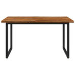 live edge dining table 110 x 55 x 75 cm Solid Acacia Wood