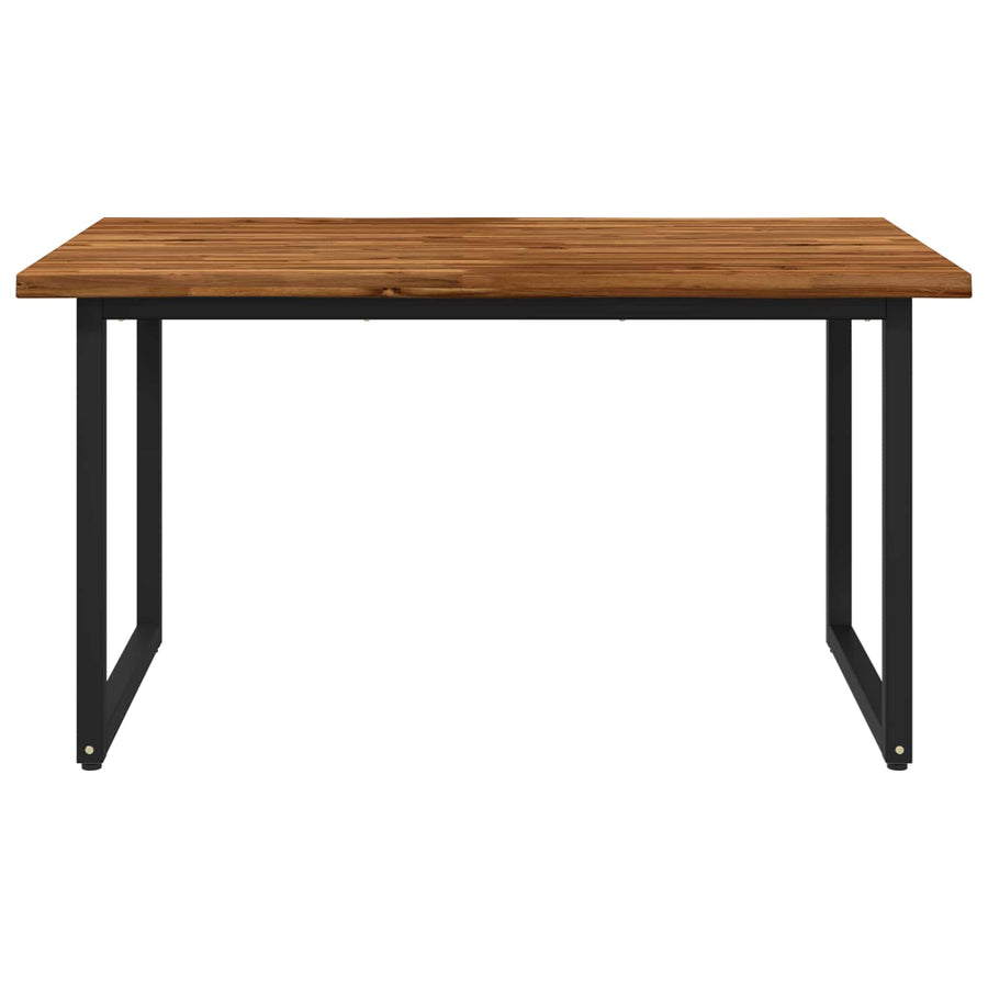 live edge dining table 110 x 55 x 75 cm Solid Acacia Wood