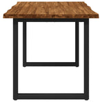 live edge dining table 110 x 55 x 75 cm Solid Acacia Wood