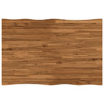 live edge dining table 110 x 55 x 75 cm Solid Acacia Wood