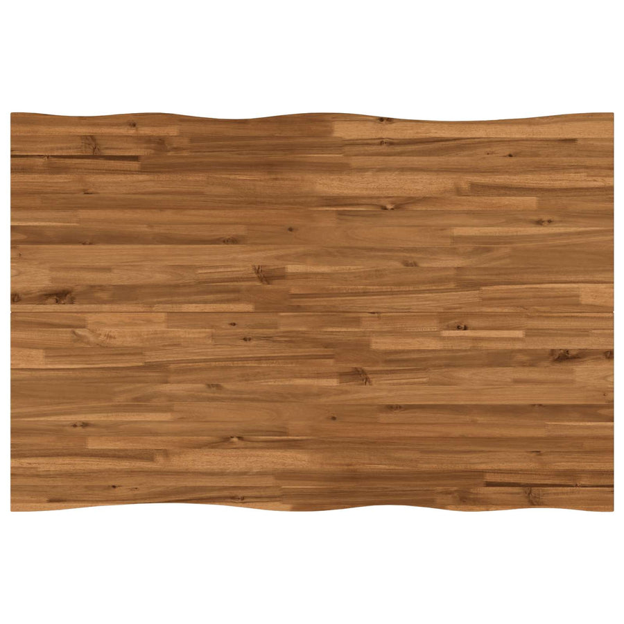 live edge dining table 110 x 55 x 75 cm Solid Acacia Wood