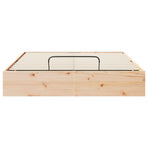 Ottoman Bed Frame with Storage Natural 150 x 200 cm