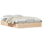 Ottoman Bed Frame with Storage Natural 150 x 200 cm