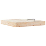 Ottoman Bed Frame with Storage Natural 180 x 200 cm