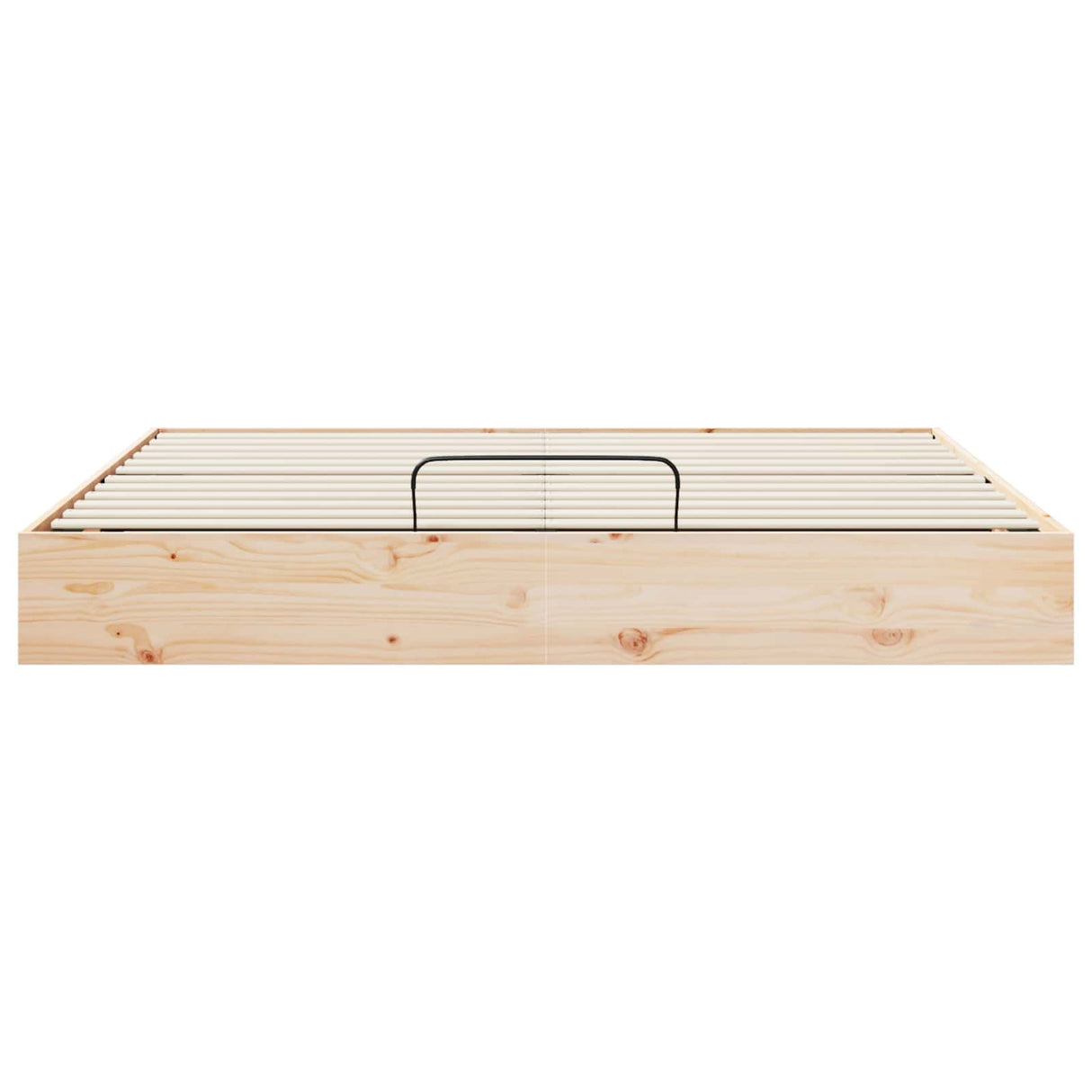 Ottoman Bed Frame with Storage Natural 180 x 200 cm