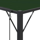 Gazebo with Louvered Roof Green 3 x 4 x 2.14 m