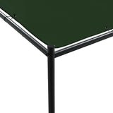 Gazebo 4 x 3.98 x 2.67 m Green Polyester and Steel - Close-Up Angle