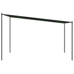 Gazebo 4 x 3.98 x 2.67 m Green Polyester and Steel