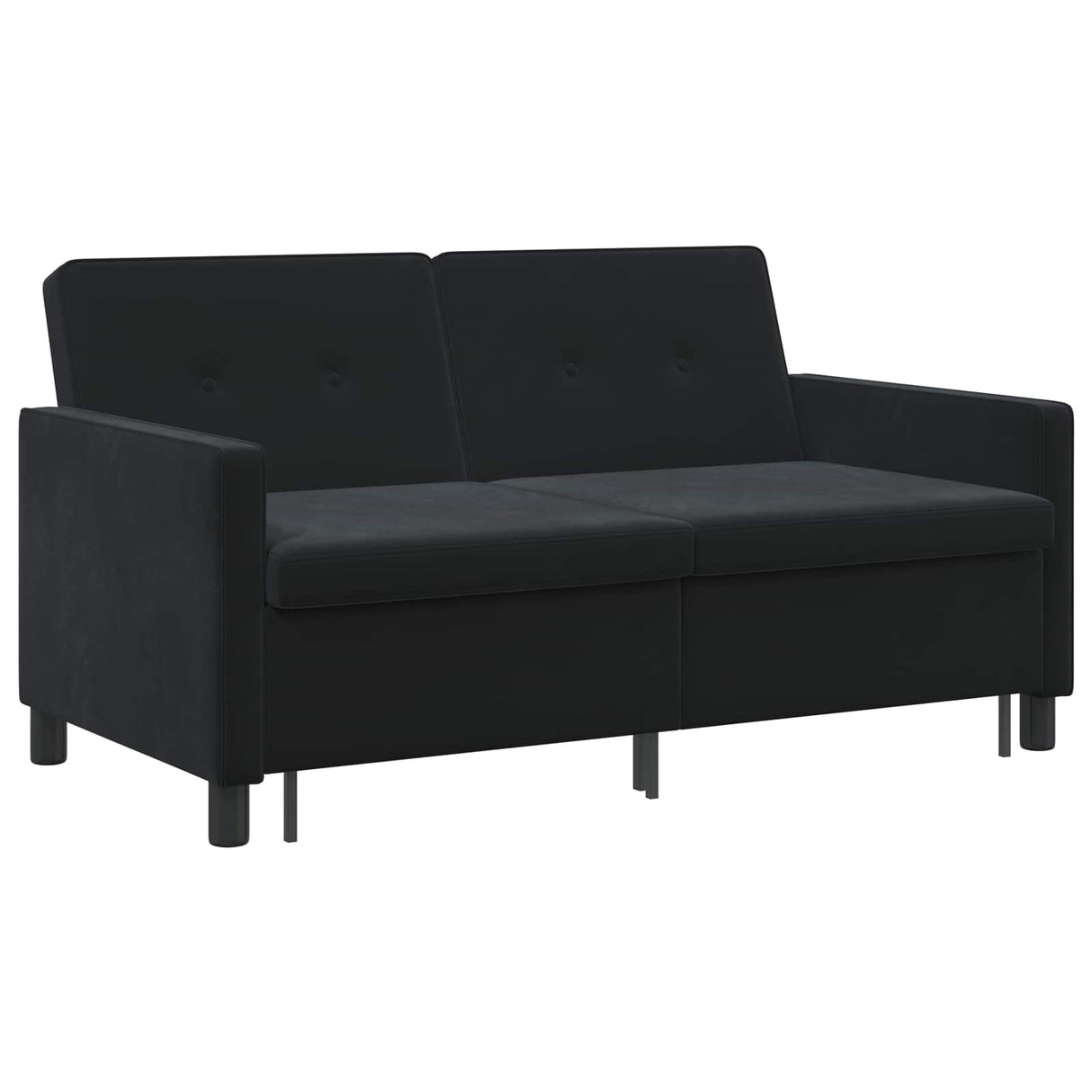 Sofa Bed Black Fabric