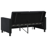 Sofa Bed Black Fabric