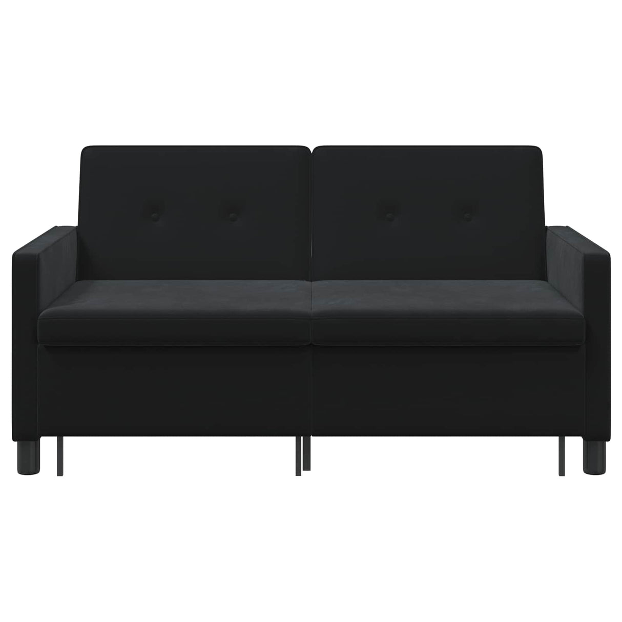 Sofa Bed Black Fabric