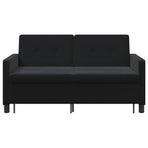 Sofa Bed 2-Seater Black 154 x 94.5 x 80.5 cm Fabric