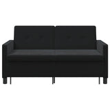 Sofa Bed Black Fabric - Close-Up Angle