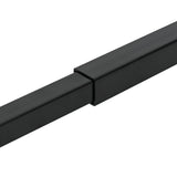 Adjustable Window Safety Bar 3 pcs 710 -1200 mm Steel Black - Top-Down View