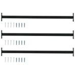 Adjustable Window Safety Bar 3 pcs 710 -1200 mm Steel