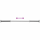 Adjustable Window Safety Bar 3 pcs 710 -1200 mm Steel Black - 45-Degree Angle