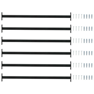 Adjustable Window Safety Bar 6 pcs 710 -1200 mm Steel