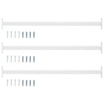 Adjustable Window Safety Bar 3 pcs 710 -1200 mm Steel