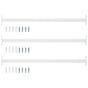 Adjustable Window Safety Bar 3 pcs 710 -1200 mm Steel